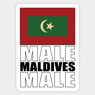 Flag of Maldives Sticker